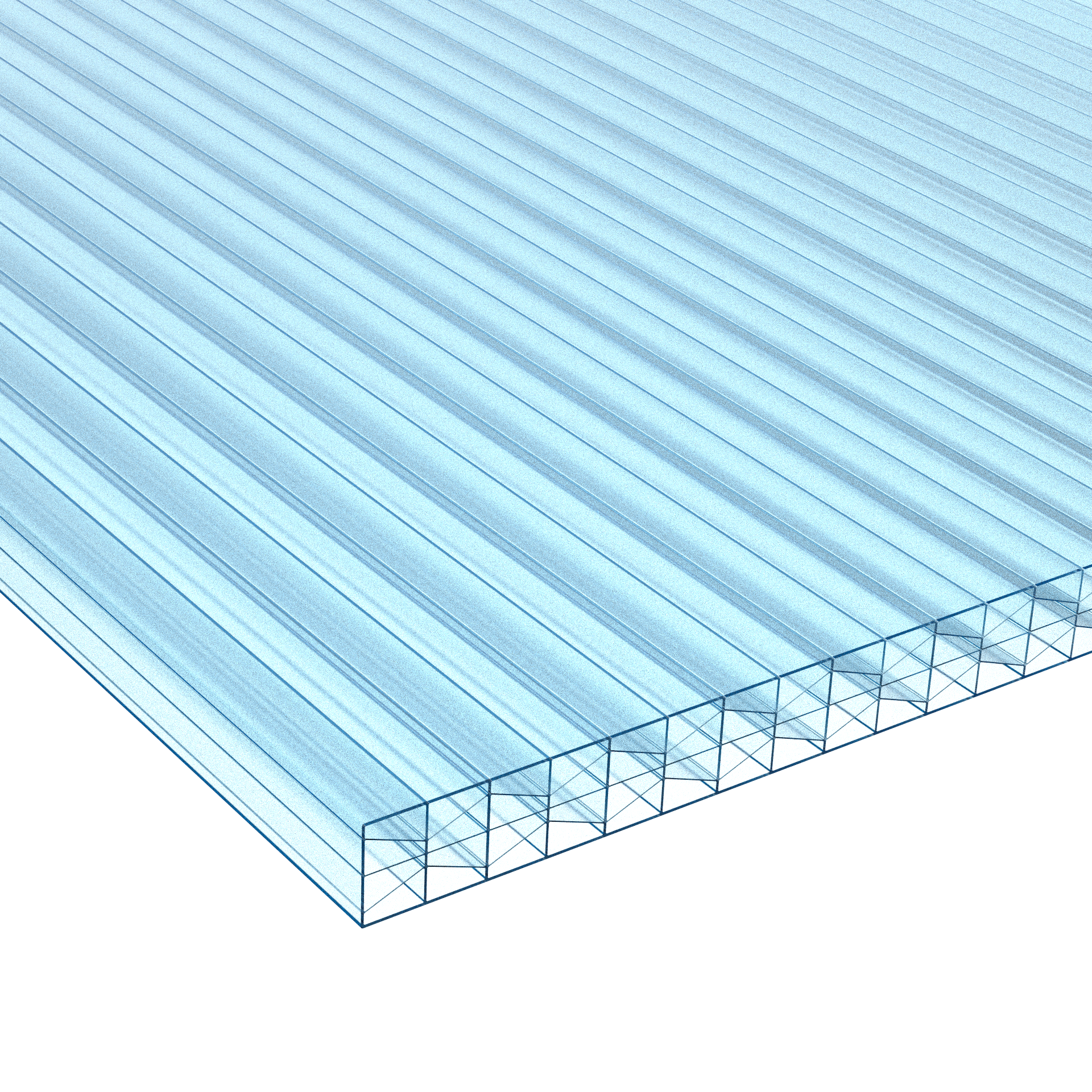 Policarb® 16 mm, 5 pareti, cristallo